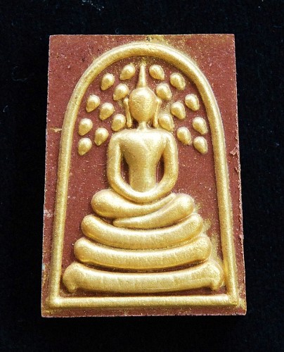 สมเด็จปรกโพธิ์ปัดทอง หลวงปู่แผ้ว ปวโร วัดหนองพงนก