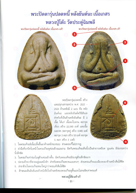 หนังสือ ชี้จุดศึกษาพระ หลวงปู่โต๊ะ วัดประดู่ฉิมพลี กรุงเทพฯ แท้ – เก๊