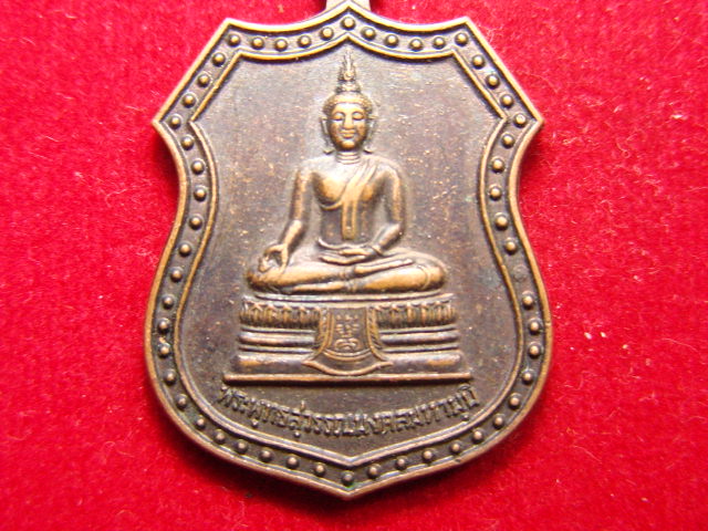 "จ่าสันต์" แดงเคาะเดียว/พระพุทธสุวรรณมงคลมหามุนี  หลังหลวงพ่อแพ  วัดพิกุลทอง  สิงห์บุรี