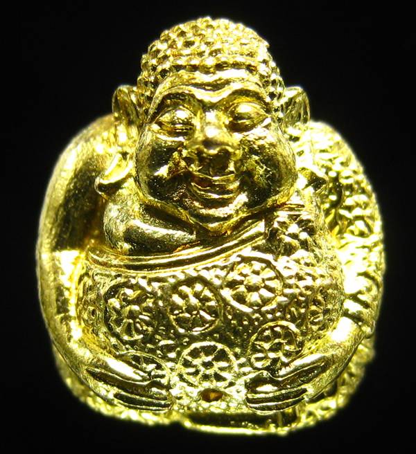 **ลูกอมสังกัจจาย หลวงพ่อเพี้ยน เนื้อทองฝาาบาตร สวยๆ ราคาเบาๆ เคาะเดียวแดง**WX01