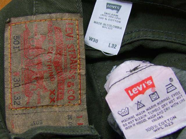 กางเกง LEVI'S แท้ made in colambia เคาะเดียวครับ