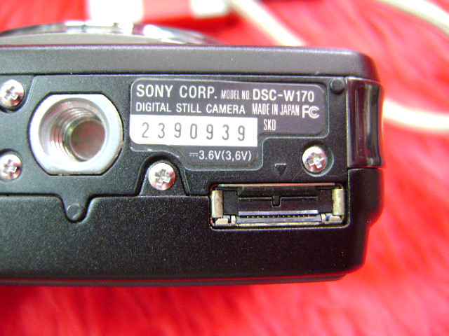 กล้อง Sony DSC-W170 สีดำ มือสอง สภาพเยี่ยม 90 %
