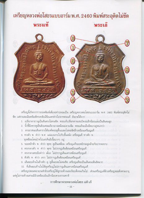 หนังสือ การศึกษา หลวงพ่อพุทธโสธร แท้ - เก๊