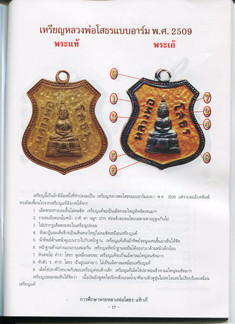 หนังสือ การศึกษา หลวงพ่อพุทธโสธร แท้ - เก๊