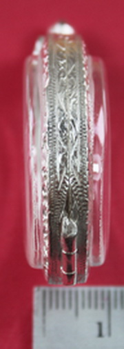 ตลับเงินรูปไข่ใหญ่ เปิดหลังของใหม่
