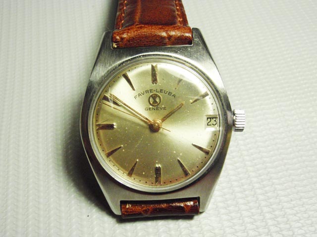 Favre-Leuba Geneve stainless date นาฬิกาสวิส อายุเกือบ 300 ปี ก่อตั้งปี 1737
