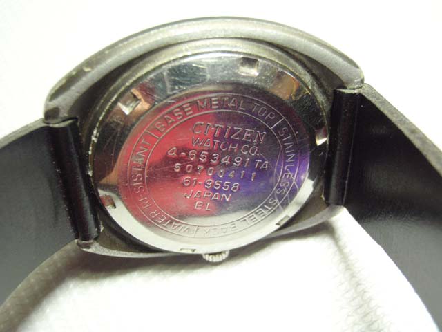 CITIZEN สิงห์ดำ หน้าทอง สามดาว Automatic 21 Jewels