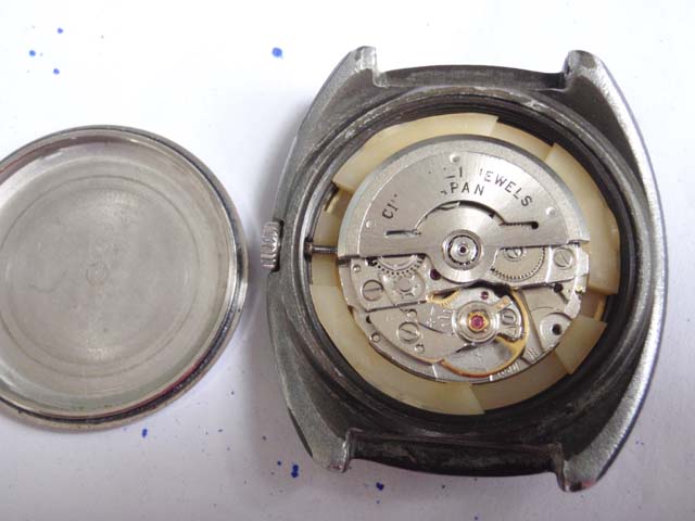 CITIZEN สิงห์ดำ หน้าทอง สามดาว Automatic 21 Jewels