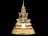 พระแก้วเรซิ่นใสทรงเครื่อง ฤดูร้อน วัดท่าซุง จ.อุทัยธานี ฝังพลอยแดง ปิดทองแท้