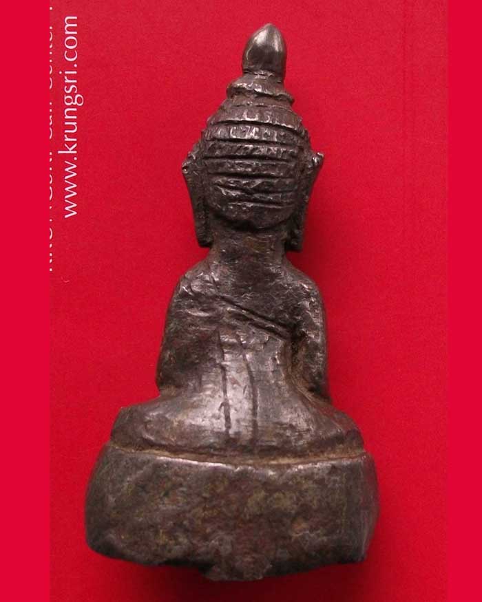 พระพุทธรูปเนื้อเงินเก่าโบราณ อายุหลายร้อยปี เนื้อจัดดูง่าย
