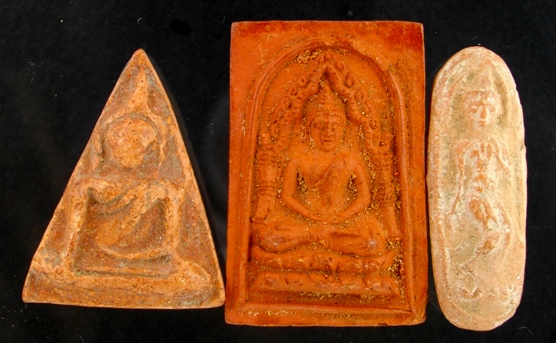 เช่า 1 ได้ถึง 3 พระพุทธเนื้อดิน ครูบาสม วัดเมืองราม น่าน
