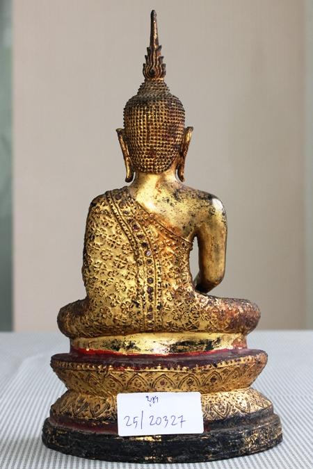 พระบูชารัตน ปางสมาธิ จีวรดอก หน้าตัก 5 นิ้ว