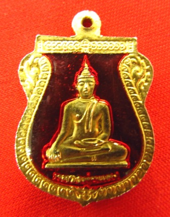 ((สวยใจถึง..19..บาท))เหรียญพระพุทธชินราชหลังหลวงพ่อแดง รุ่น๑ วัดวิสิทธิการาม-กะไหร่ทองลงยาสวยจริง!!!