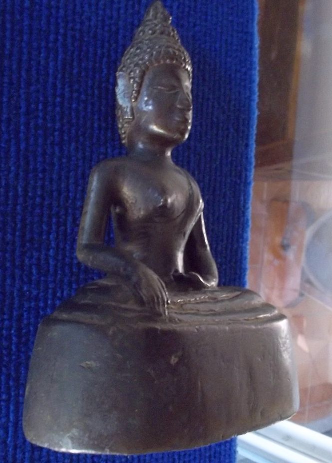 พระบูชาเชียงแสน สิงห์สอง ศิลป์ช่างพะเยา เนื้อสำริด