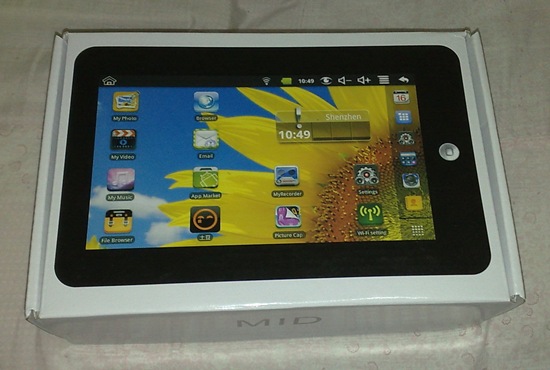 Tablet PC Android pad 2.2 จอสัมผัสขนาด 7 นิ้ว