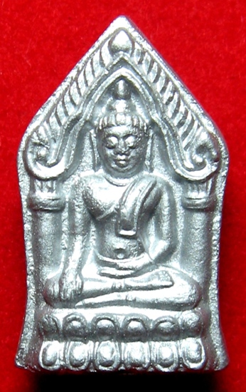 พระขุนแผนทรงพลเล็กนะหน้าเงินหลวงปู่หมุนเม็ดยาทองแดงตะกรุดสามกษัตริย์