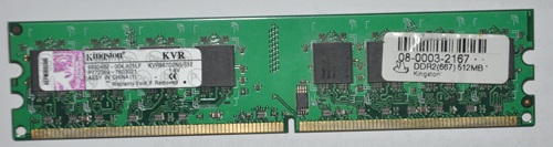 แรม DDR2 512MB Bus 667 (มือสองครับ)