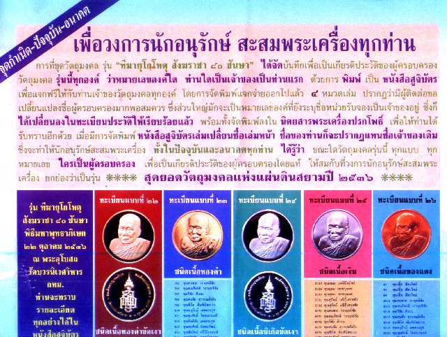 เหรียญเนื้อเงิน 80 ชันษาสมเด็จพระสังฆราช วัดบวรนิเวศวิหาร กทม.