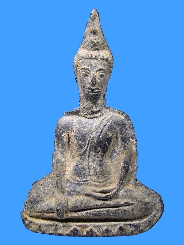พระท่ากระดาน หูช้าง พิมพ์ตัดชิด กรุใหม่ วัดเทวสังฆาราม (วัดเหนือ)