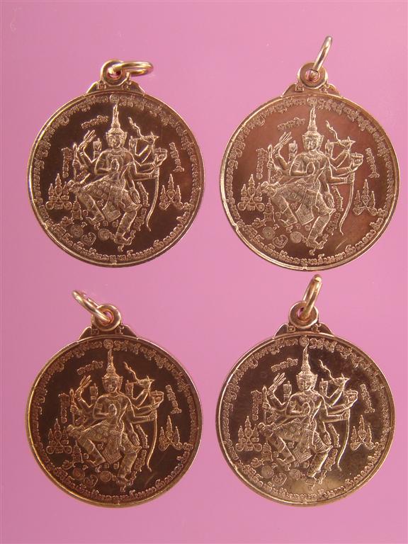 4 เหรียญเคาะเดียว ...........เหรียญนารายณ์สิบกรมหาปราบ .............ท่านพระอาจารย์ติ๋ว วัดมณีชลขัณฑ์