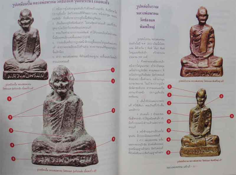 หนังสือพระชี้จุดศึกษาพระหลวงพ่อพรหม วัดช่องแค แท้-เก๊