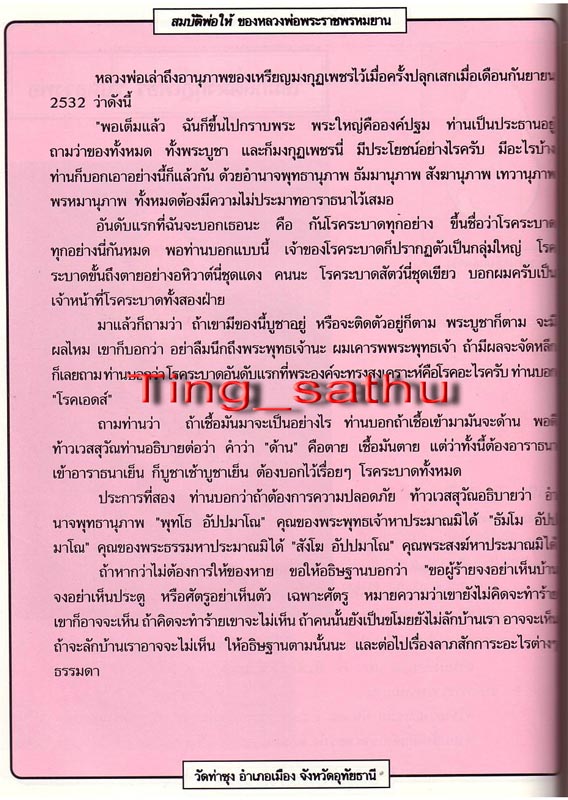 เข็มกลัดมงกุฎเพชร พระสุธรรมยานเถระ หลวงพ่อฤาษีลิงดำ วัดท่าซุง พ.ศ. 2528