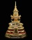 พระแก้วเรซิ่นใสทรงเครื่อง ฤดูร้อน วัดท่าซุง จ.อุทัยธานี ฝังพลอยแดง ปิดทองแท้