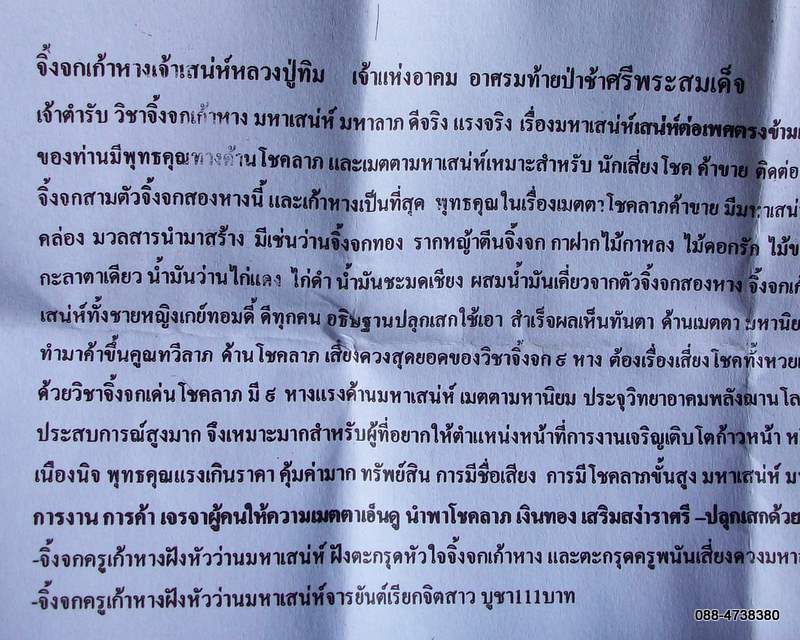 จิ้งจกเก้าหาง หลวงปู่ทิม อาศรมท้ายป่าช้าศรีพระสมเด็จ 