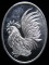 **เหรียญไก่คู่บารมี เนื้อตะกั่ว หลวงปู่สรวง แยกจากชุดกรรมการ หมายเลข 202 เคาะเดียวแดง**