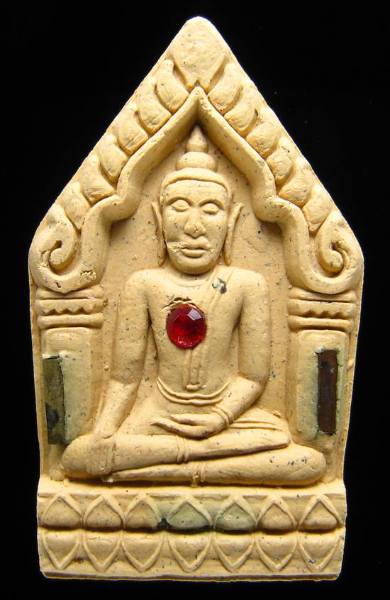 **ขุนแผนรับทรัพย์ หลวงปู่ชื่น วัดตาอี ตะกรุด 3 ดอก ฝังพลอย ด้านหลังจีวร ราคาเบาๆ เคาะเดียวแดง**
