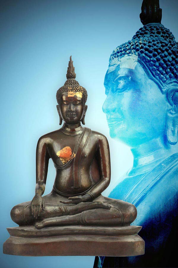 พระบูชาศิลปะอู่ทอง ขนาดหน้าตัก 9 นิ้ว
