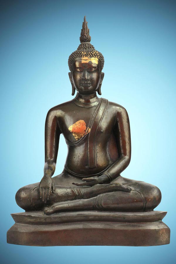 พระบูชาศิลปะอู่ทอง ขนาดหน้าตัก 9 นิ้ว