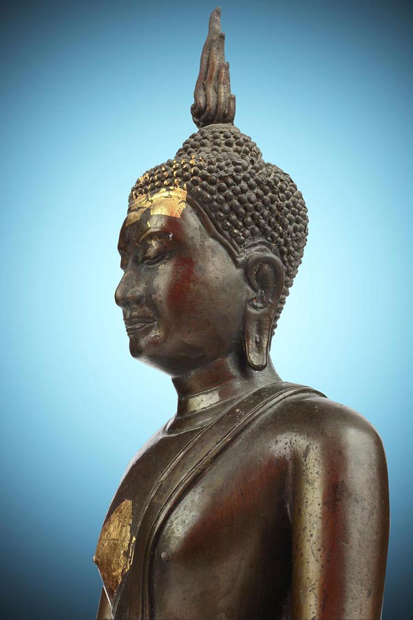 พระบูชาศิลปะอู่ทอง ขนาดหน้าตัก 9 นิ้ว