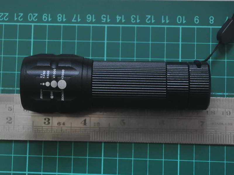 ไฟฉาย สว่างๆ ส่องไกลๆ Zoom ได้ หลอด led osram อีกกระบอกครับ