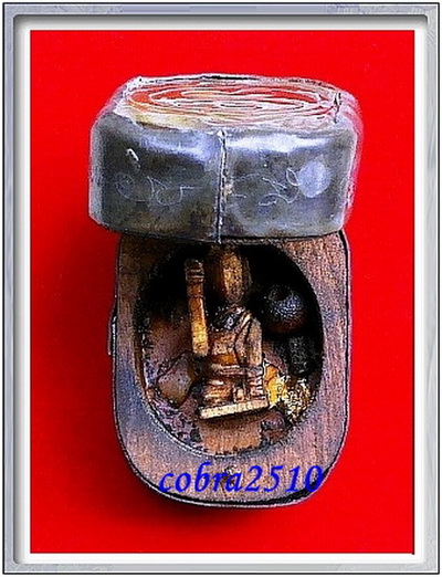 ตลับนางกวัก วัดหน้าต่างนอก ประคำโทน ตะกรุด สภาพใช้ จารสวย เดิม ๆ