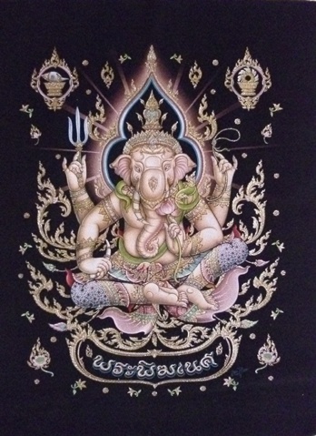 ภาพสกรีนพระพิฆเนศ (เทพเจ้าแห่งความสำเร็จ)
