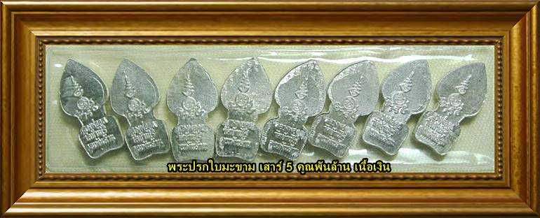 ทีเดียว 8 องค์ พระปรกใบมะขาม หลวงพ่อคูณ รุ่นเสาร์ 5 คูณพันล้าน เนื้อเงิน ปี 37 สวยๆเลยครับ