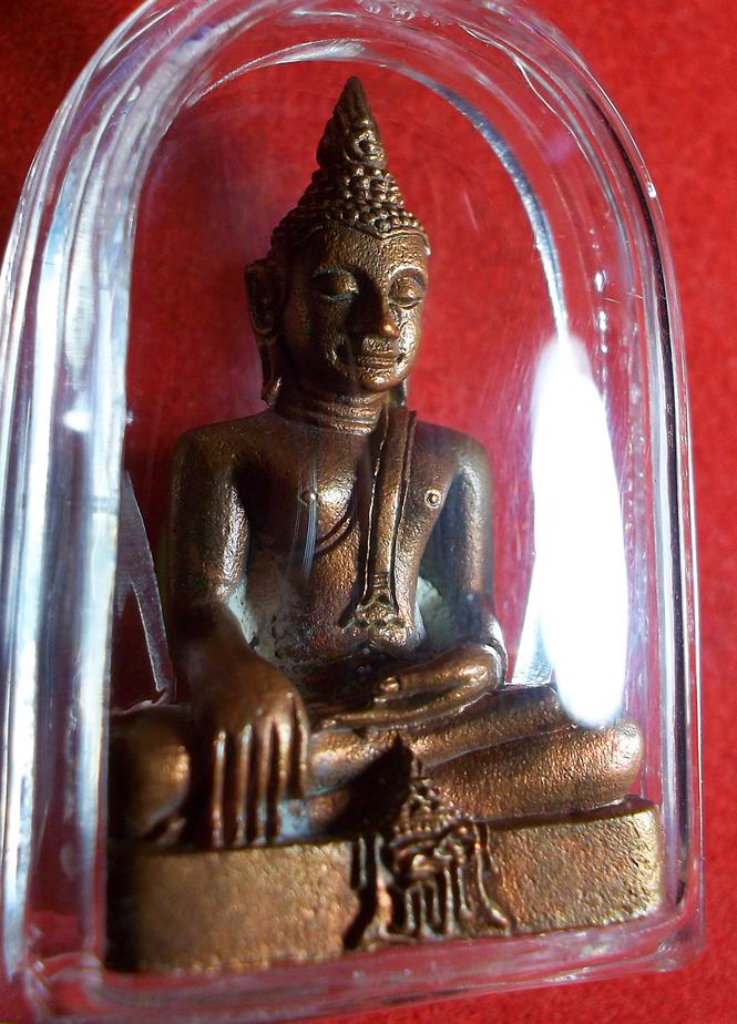 รูปหล่อพระเจ้าตนหลวง รุ่น สธ. วัดศรีโคมคำ จ.พะเยา ปี2535 เนื้อทองแดง