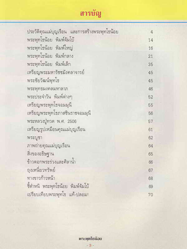 หนังสือ พระพุทโธน้อย วัดอาวุธฯ เขตบางพลัด กรุงเทพฯ