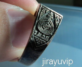 แหวน ลพ.เมี้ยน วัดโพธิ์กบเจา รุ่น2 ปี 2538 เนื้อเงิน ไม่แพง