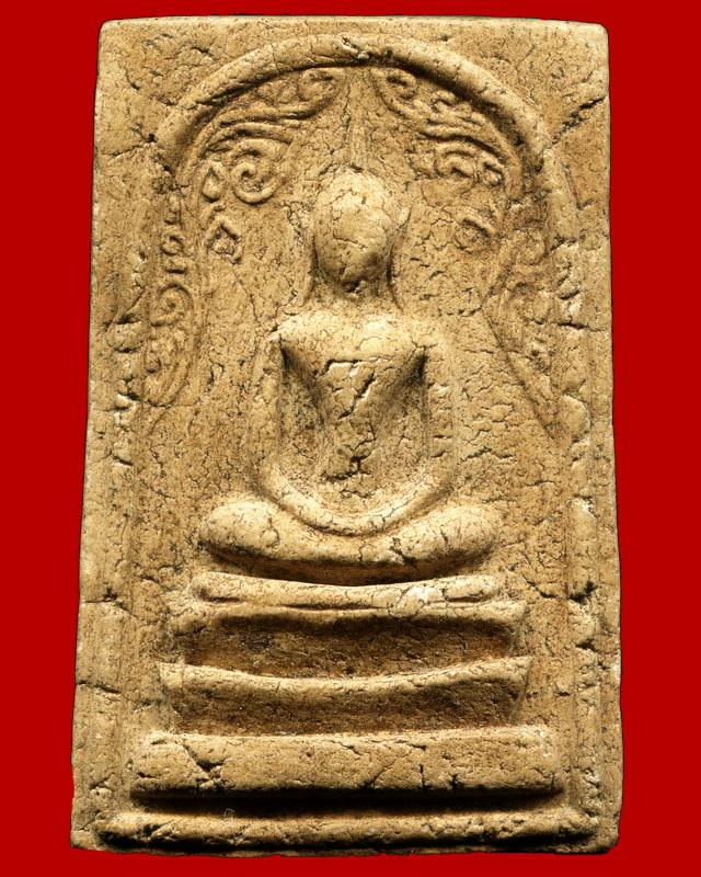ถูกสุด สะดุดใจ...พระสมเด็จซุ้มกนกหลังยันต์ พิมพ์จัมโบ้ ไม่ทราบที่ ศิลป์สวย เนื้อจัด ขนาด 3.5*5 ซม.