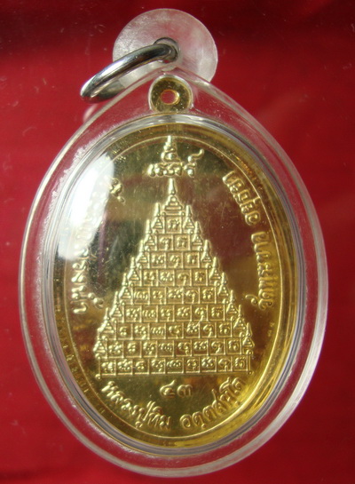 เหรียญนาคปกหลังยันต์เก้ายอดหลวงปู่ทิม วัดพระขาว ปี2543