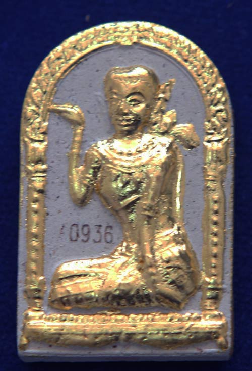 นางกวักเนื้อผง ผสมผงพรายกุมาร ปิดทอง ตะกรุดเงิน หลวงพ่อสาคร วัดหนองกรับ