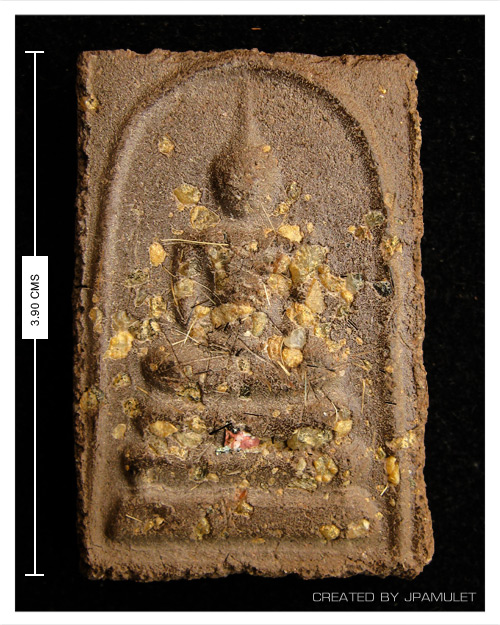 พระสมเด็จฝังตะกรุด หลังรูปเหมือน หลวงตามหาบัว ตะกรุด 1 ดอก #5