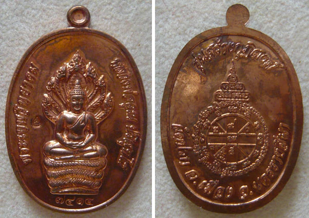 หลวงพ่อคูณ เหรียญนาคปรก รุ่นสร้างกุฏิสงฆ์ วัดปรก พ.ศ. 2553