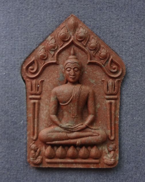 พระขุนแผนผงพรายกุมารผสมเนื้อว่านสบู่เลือด ฝังตะกรุดเงิน+ทองฟาบาตร พิมพ์ใหญ่ รุ่นเทพนิมิต สวยงามคมชัด