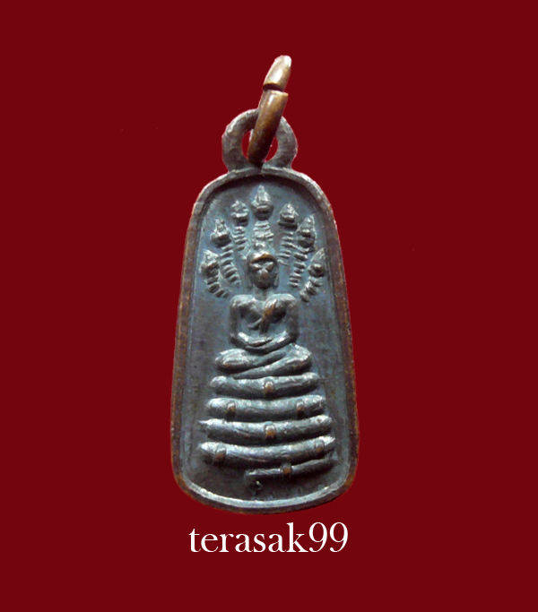 เหรียญนาคปรกใบมะขาม เทพนิมิตร อ.ชุม ไชยคีรี ปี2497 ราคาเบาๆ (5)
