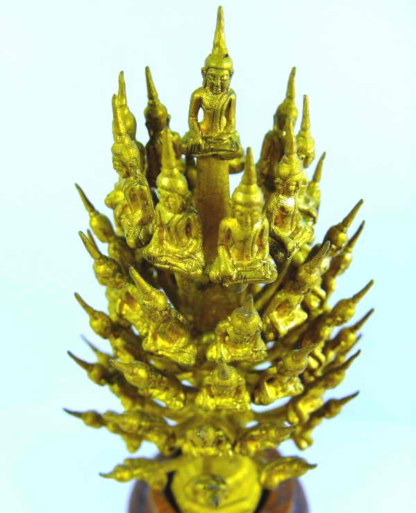 พระบูชาพระชัยวัฒน์(ช่อ) หลวงปู่เจือ วัดกลางบางแก้ว"รุ่นไตรมาส48" เนื้อทองทิพย์