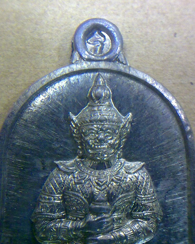 วัดใจ...ท้าวเวสสุวรรณ จำปีใหญ่ เนื้อตะกั่ว หลวงพ่ออิฏฐ์ วัดจุฬามณี ศิษย์หลวงพ่อเนื่อง องค์ที่ 3 สวย