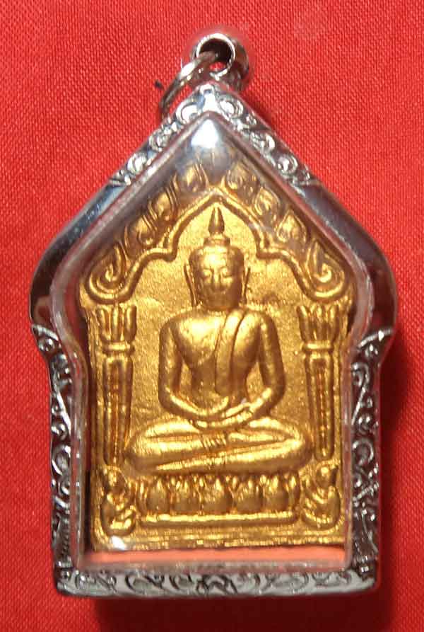 พระขุนแผนพรายกุมาร เนื้อผงพรายกุมาร ผสมว่าน108 ฝังตะกรุดทองแดงคู่